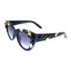 Midnight Bloom Embellished Cat-Eye Sunglasses