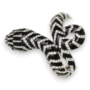 Crystal Snake Statement Stretch Bracelet
