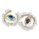 Big O Popping Celestial Eyes Statement Hoop Earrings